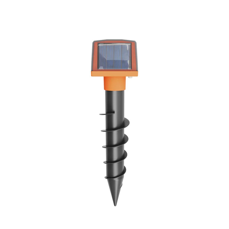Solar Powered Animal Repeller Spiral Stake For Mice Snakes 1005009234398797-ZS057-1 2PCS