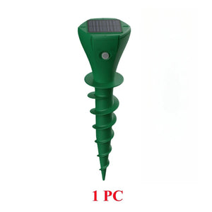 Solar Powered Sonic Mole Repellent Screw Stake With Three Vibration Modes 1005007291331493-4 PCS