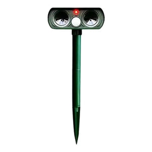 Solar Powered Ultrasonic Animal Repeller With Led Alarm Light 1005009391975589-al