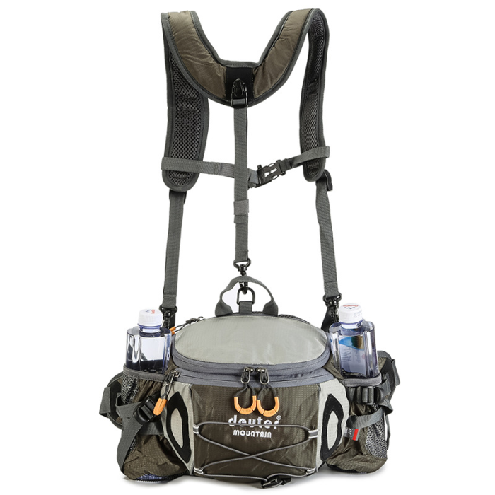 Sports Waist Bag Hiking Cycling, Men's Backpack Camping Bicycle, Running Water Bottle Waterproof