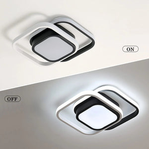 Chic Square Acrylic Ceiling Light