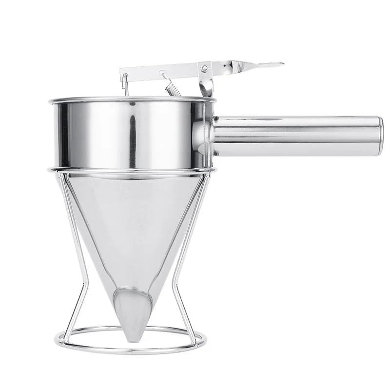 Stainless Steel Batter Dispenser Funnel With Stand 600Ml Or 1200Ml 1005005802402244-S