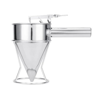 Stainless Steel Batter Dispenser Funnel With Stand 600Ml Or 1200Ml 1005005802402244-S