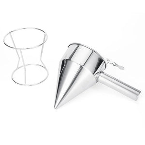 Stainless Steel Batter Dispenser Funnel With Stand 600Ml Or 1200Ml 1005005802402244-S