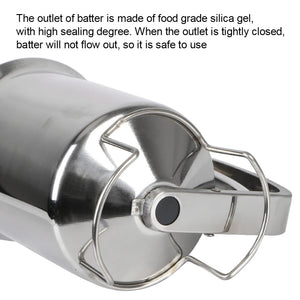 Stainless Steel Batter Dispenser Funnel With Trigger Handle And Stand 1005005488556052-al