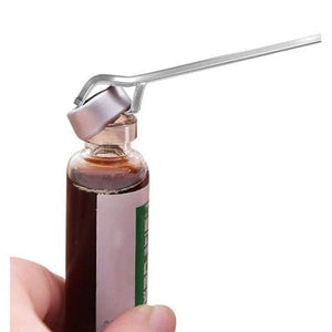 Stainless Steel Oral Liquid Vial Opener - Portable, Nurse, Doctor, Medical Tool