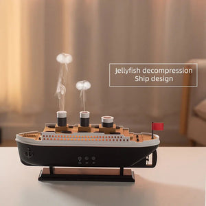 Titanic Style Aroma Diffuser Humidifier With Remote Control 250Ml 1005008325798341-EU Plug