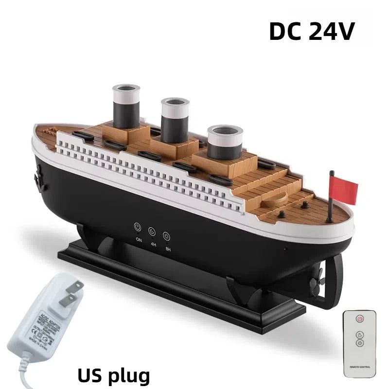Titanic Style Aroma Diffuser Humidifier With Remote Control 250Ml 1005008325798341-EU Plug