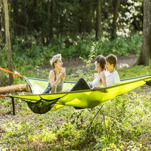 Triangle Camping Hammock with Ratchet Straps and Storage Bag