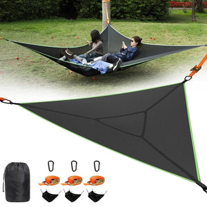 Triangle Camping Hammock with Ratchet Straps and Storage Bag