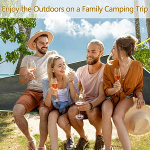 Triangle Camping Hammock with Ratchet Straps and Storage Bag