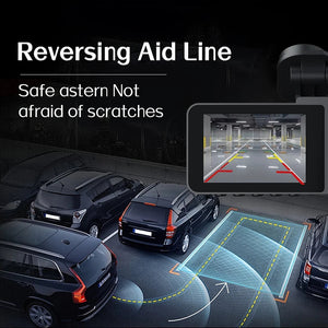 Triple Lens Wifi Dash Cam 1080P Car Dvr With Night Vision 1005008558066350-X94-WIFI-3CAM-64G