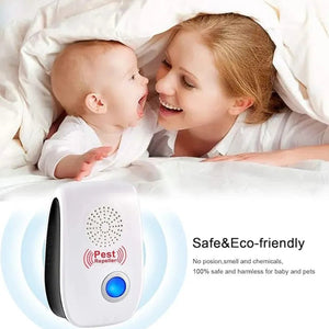 Ultrasonic Pest Repeller 3 Packs - Electronic Repellent for Pest Control