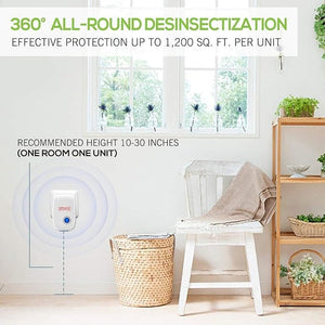 Ultrasonic Pest Repeller 3 Packs - Electronic Repellent for Pest Control