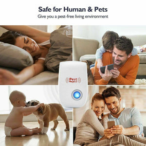 Ultrasonic Pest Repeller 3 Packs - Electronic Repellent for Pest Control
