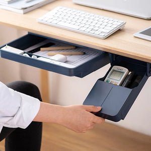 Under Desk Hidden Storage Drawer Organizer Box