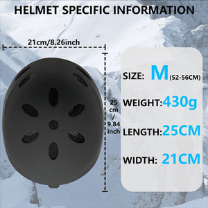 Unisex Half Covered Ski And Snowboard Helmet With Ear Pads 1005008072552877-FI-2-56-61cm