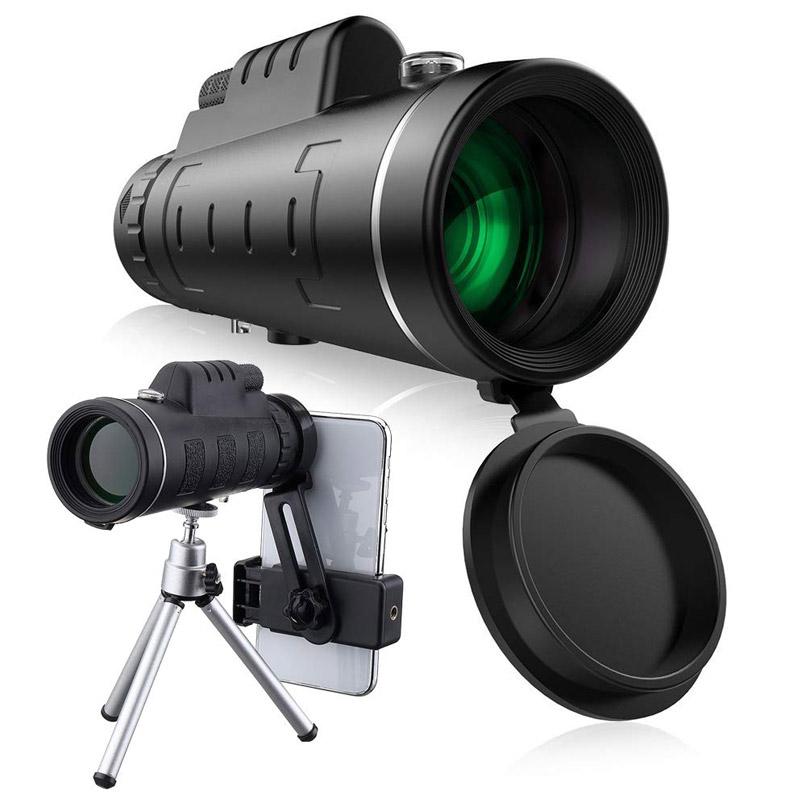 40x60 Zoom Waterproof Monocular Mobile Telescope
