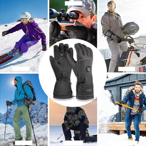 Water Repellent Heated Gloves With Touchscreen Fingers And Non Slip Palm 1005010100131208-A3 With 5000mah 4