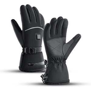 Waterproof Electric Heated Full Finger Gloves With Touchscreen And Fleece Lining 1005009916242300-al