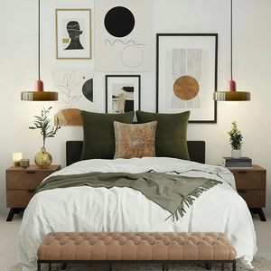 Glarefusion Modern Bauhaus Glass LED Pendant Light