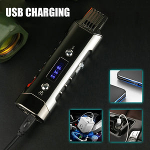Windproof Dual Use Gas And Electric Lighter, Valentines Gifts For Him 1005005300754430-Fibre pattern
