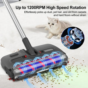 Wireless Electric Sweeper Mop with LED and Rechargeable Battery
