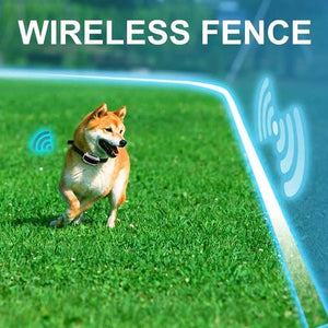 Wireless Waterproof Dog Fence with Adjustable Training Collar