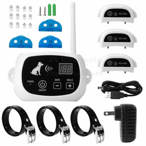 Wireless Waterproof Dog Fence with Adjustable Training Collar