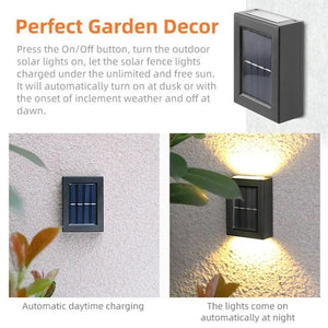 Wireless Waterproof LED Solar Outdoor Wall Light