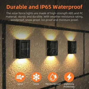 Wireless Waterproof LED Solar Outdoor Wall Light