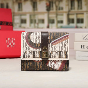 Women Trifold Letter Wallet With Snap Closure, Valentines Gifts For Her 1005010585646056-CA10-Apricot