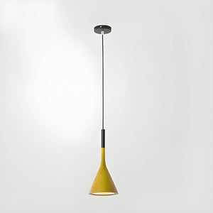 Nordic Black Pendant Light in Minimalist Cone Design