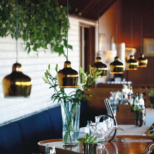 Golden Bell Brass Pendant Light