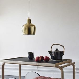 Golden Bell Brass Pendant Light