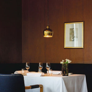 Golden Bell Brass Pendant Light