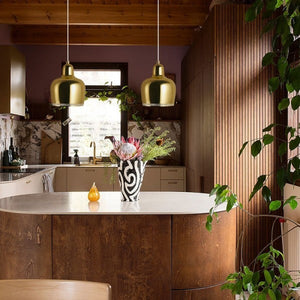 Golden Bell Brass Pendant Light