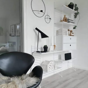 Directional Asymmetrical Metal Table Lamp Modern Design