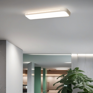 Sleek Nordic Long LED Ceiling Light