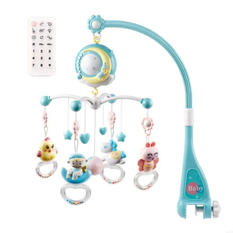 Baby Crib Mobile with Music, Lights, Projection, and Remote