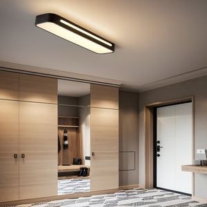 Sleek Nordic Long LED Ceiling Light