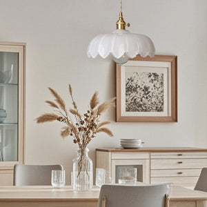 Glarefusion Chic Glass Flower Pendant Lamp