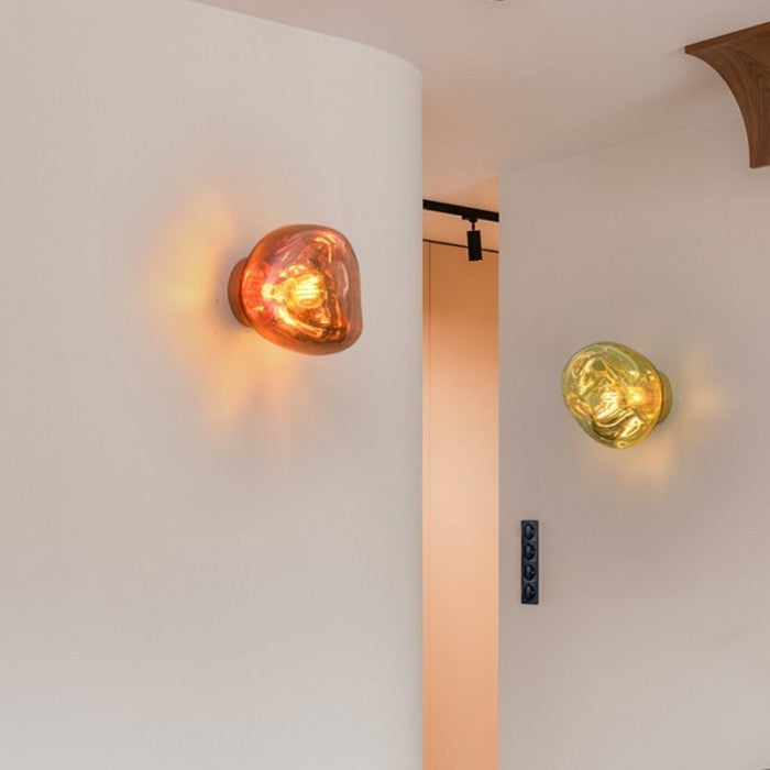 Modern Irregular Glass Wall Light