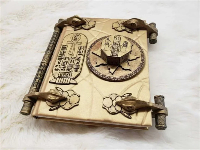 Halloween Egyptian Book of the Dead Prop with Key Box