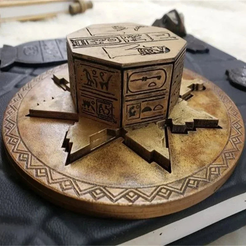 Halloween Egyptian Book of the Dead Prop with Key Box