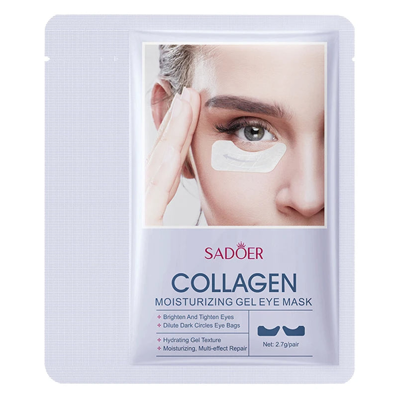 10pcs Collagen Hyaluronic Acid Forehead and Eye Mask Patches