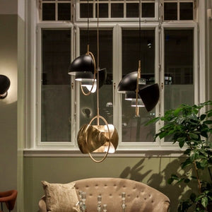 Postmodern Danish Multi-Lite Pendant Light