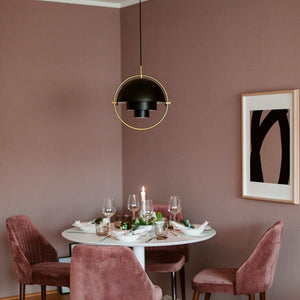 Postmodern Danish Multi-Lite Pendant Light