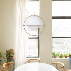 Postmodern Danish Multi-Lite Pendant Light