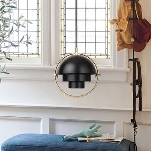 Postmodern Danish Multi-Lite Pendant Light